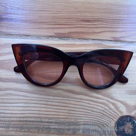 Oversized Cat Eye Sunglasses in Tortoise - Picture 1 of 6